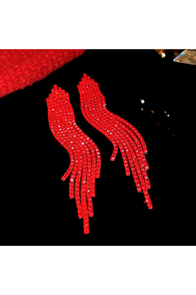 Choice أقراط HE18598-2 غير منتظمة طويلة ذات شراشيب للنساء، إبداعية عالية الجو...