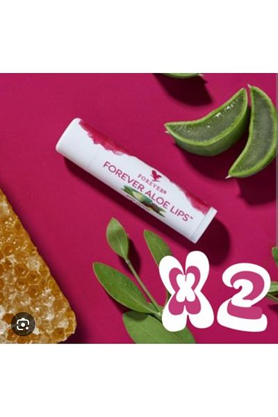 Forever Living Aleo Lips - Lip Protector and Moisturizing Cream, Set of 2 Lips Stick