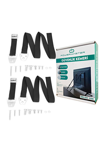 Powermaster PWR-22080 Televizyon Askı Güvenlik Kemeri