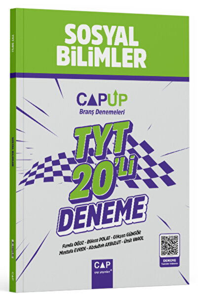 Apotemi Yayınları Çap Yayınları Çap Up TYT Sosyal Bilimler 20 x 20 Branş Dene...