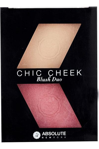 Absolute New York Chic Cheek Blush Duo Blush - Pinched/Flushed