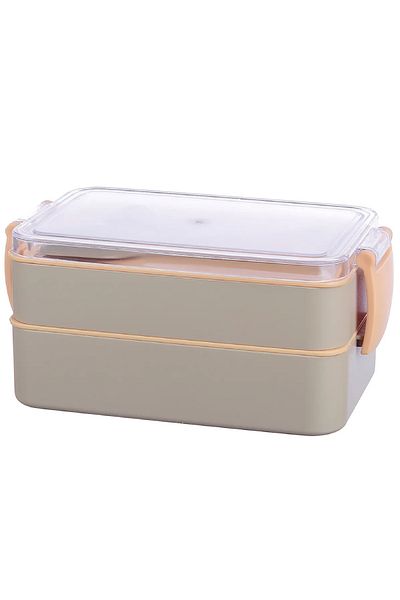 Dükkanönü Gray Fely 900 ml Lunch Box Set & Storage Box & Lunch Box Lunch Box New Generation Lunch Box