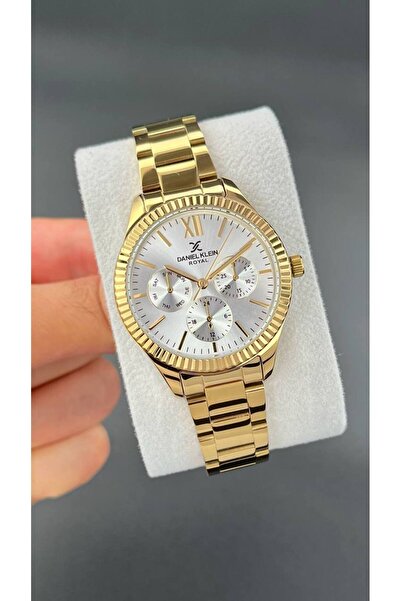 Daniel Klein Gold Renk Kadın Kol Saati 3 Atm Su Geçirmezlik