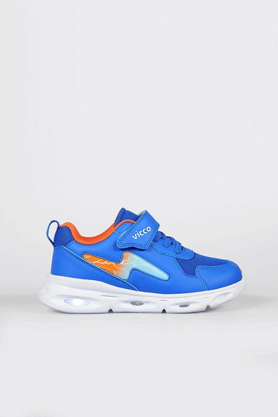 Vicco Fash Lighted Boys' Saks Blue Sneakers