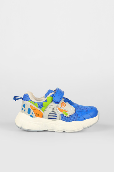 Vicco Tuna Baskılı Erkek Okul Öncesi Saks Mavi Spor Ayakkabı