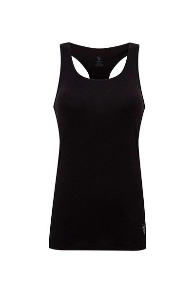 U.S. Polo Assn. BAZA. Polo Assn. 66001 - Tricou sport modal negru pentru femei