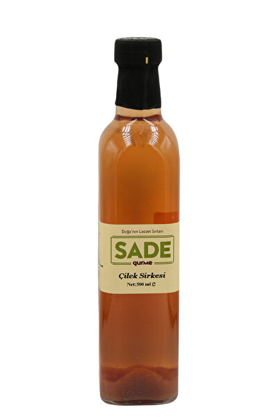 Sade Gurme Çilek Sirkesi 500 ML