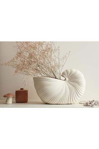 Vivense İSKANDİNAV SALYANGOZ VAZO, KREM