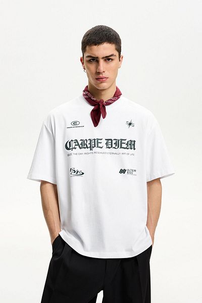 Bershka Short sleeve T-shirt with print