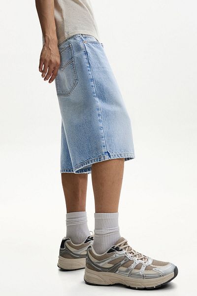 Bershka Baggy denim Bermuda shorts