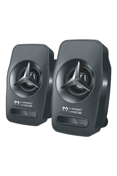 MagicVoice T-19 1+1 USB Pc Mini Hoparlör - Speaker (2*3 Watt - 4 Ohm)