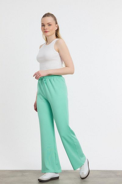 Rays 2111 Elastic Waist Trousers Water Green