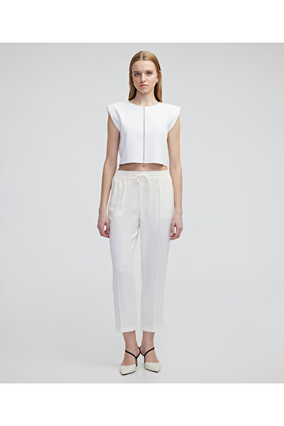 MISS IPEKYOL İnce kuşaklı carrot fit pantolon