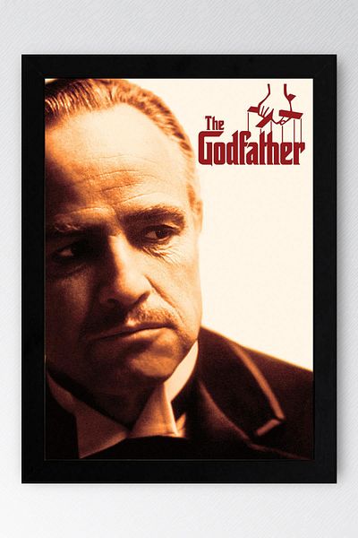 Saturn Pictură înrămate The Godfather - Vito Corleone Poster de film The Godfather