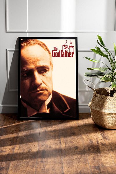 Saturn Pictură înrămate The Godfather - Vito Corleone Poster de film The Godfather