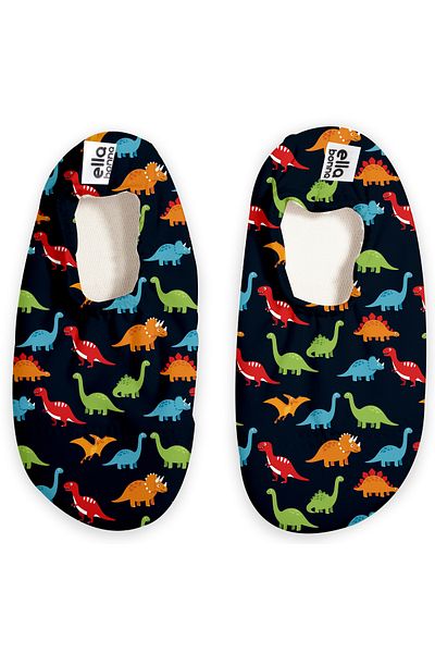Ella Bonna Non-Slip Sole, Unisex Baby, Children's Sea Shoes, Pool Booties, Dinosaur