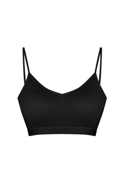 HNX Cotton Thin Strap Bustier and Thong Panties Sports Underwear Set