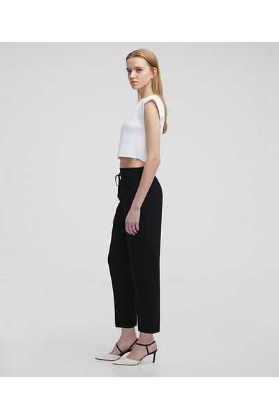 MISS IPEKYOL Karottenhose mit schmalem Gürtel