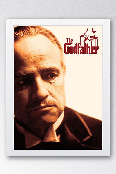 Saturn Pictură înrămate The Godfather - Vito Corleone Poster de film The Godfather