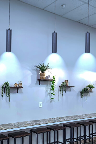 Fer Avize Spotlike Tekli Sarkıt Modern Spot Avize