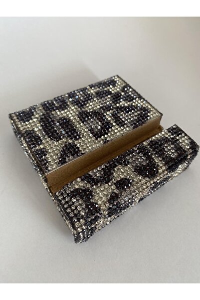 Zey Desing SİYAH GÜMÜŞ LEOPAR TABLET & TELEFON TUTACAĞI