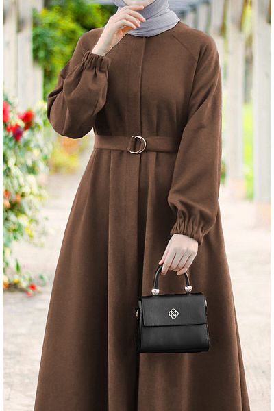 suhneva Farah Cashmere Coat - Ολόσωμο, Καφέ