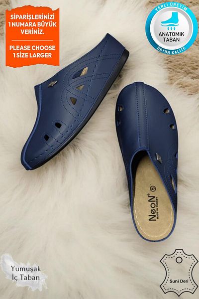 Neon Shoes Lisa Women's Sabo Medical Doctor Nurse Hospital Full Orthopedic Closed-Front Home-Out Slippers