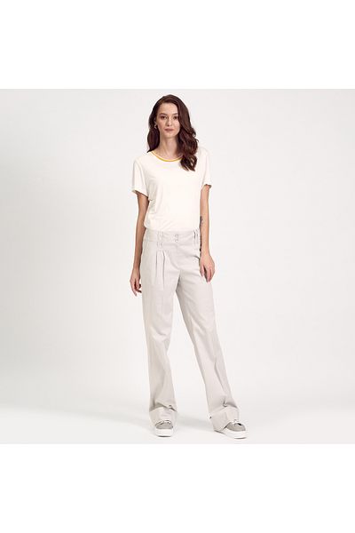 Desa Pantaloni de damă Koton gri