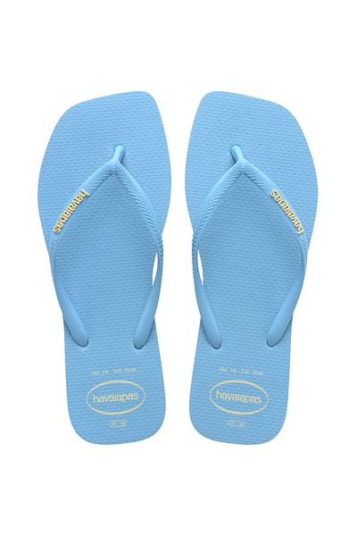 Havaianas Square Logo Pop up Blue Women's Slippers