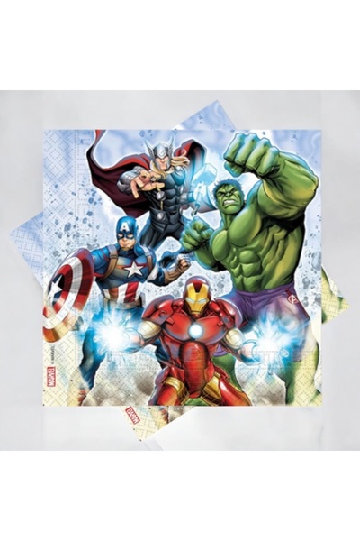 Behind party store مناديل أفنجرز 16 قطعة