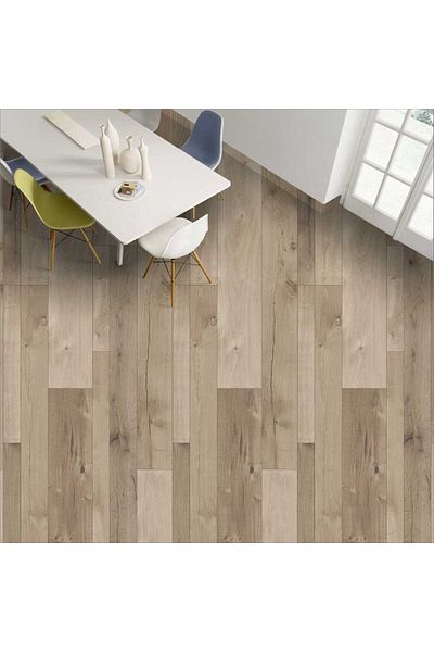Bigaimaj Αυτοκόλλητο Λαμπραστικό 60cm X 100cm Φύλλο μοτίβο ξύλου παρκέ