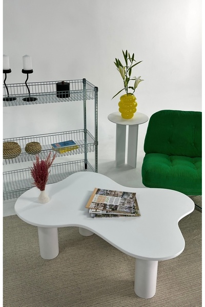 kuppdesign Bloom Orta Sehpa Beyaz