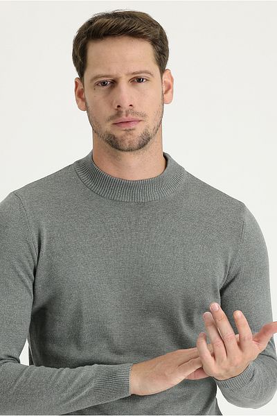 Kiğılı Bato Collar Regular Fit Cotton Knitwear Sweater