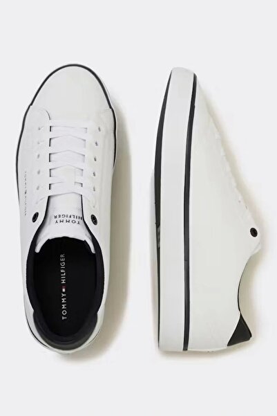 Tommy Hilfiger TH HI VULC CORE LOW LEATHER Erkek Sneaker FM0FM05041YBS