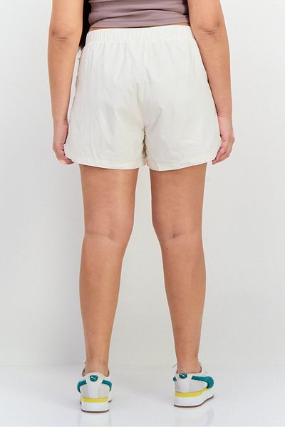 adidas Women Sportswear Fit Pull On Training Shorts, Beige