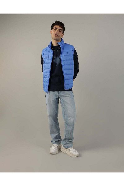 AMERICAN EAGLE سترة منفوخة قابلة للطي من Ae 24/7 Venture Out