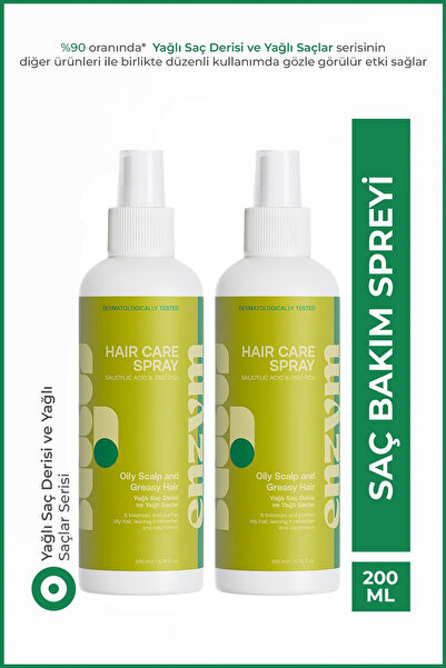 ENZYM COSMETICS Yağlı saç derisi ve yağlı saçlara özel yağlanma karşıtı saç b...