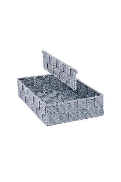 Wenko Jewelry, Makeup, Organizer, 2 Compartment Organizer Gray, 26 X 6 X 18 cm