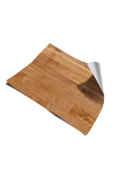 Bigaimaj 60cm X 100cm Folie cu model parchet din lemn cu laminare autoadeziva