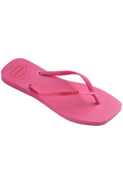 Havaianas Square Logo Pop up Pink Women's Slippers
