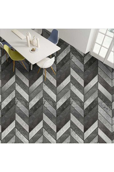 Bigaimaj Folie de laminare autoadeziva 60cm X 100cm Model parchet din lemn de pește