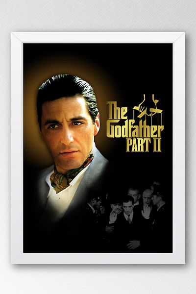 Saturn The Godfather 2 Pictură înrămată - Posterul filmului The Godfather