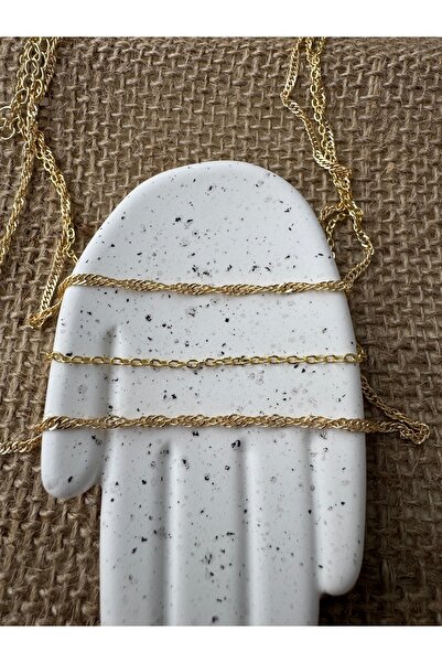 M Miel Kadın 3lü Set Zincir Kolye