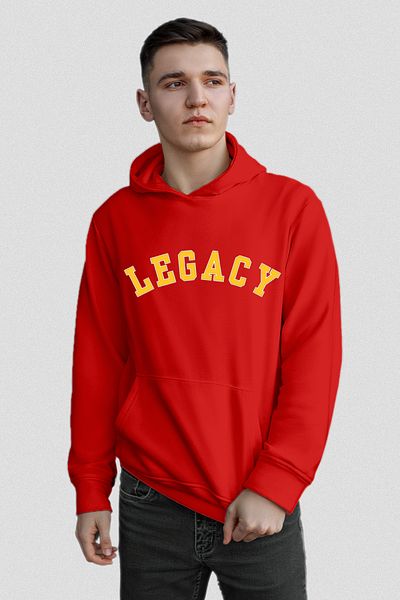 FANA Men's Sweatshirt Hoodie Legacy Slogan Printed