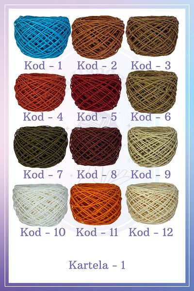 Mai Handmade Σετ με τυλιγμένο χάρτινο σχοινί Φτιάξτε το δικό σας 5! Πλεκτό νήμα