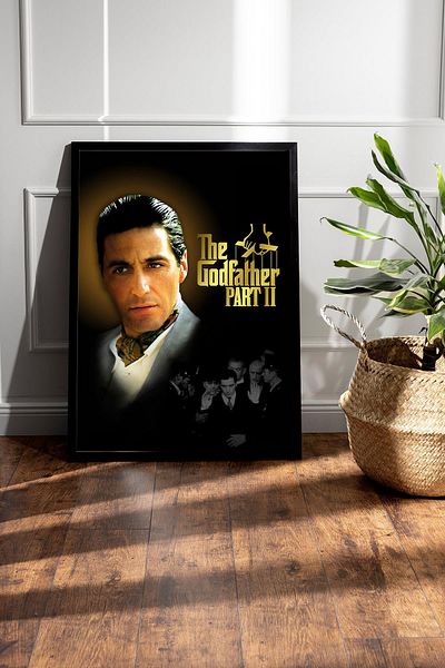 Saturn The Godfather 2 Pictură înrămată - Posterul filmului The Godfather