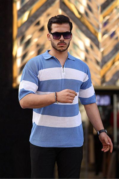 CAN Fragmented Half Zipper Thessaloniki Oversize T-Shirt