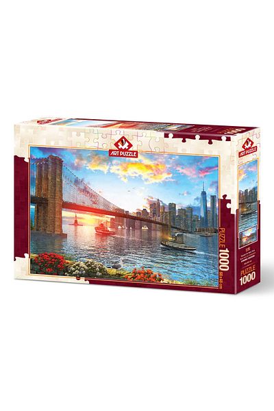 Art Puzzle Sunset 1000 Piece Puzzle in New York