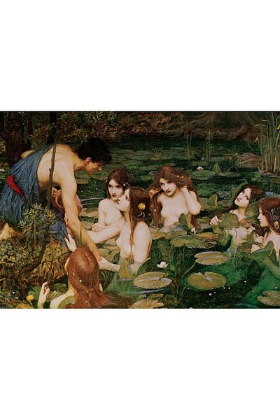 Art Puzzle موديل 1896 Hylas & Water Fairies - 1500 قطعة من البولي يوريثان