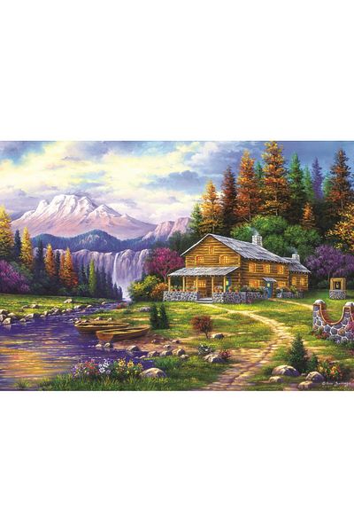 Art Puzzle Sunset in the Mountains 1000 Piece Puzzle